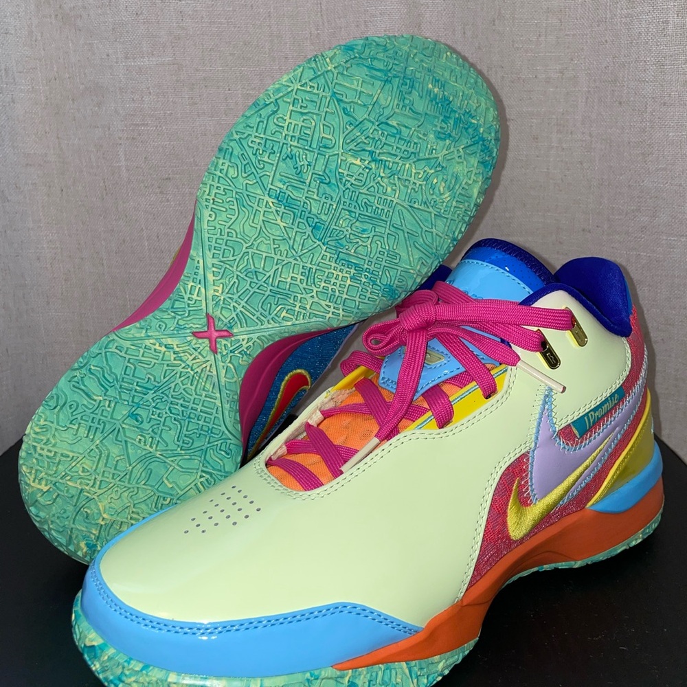 Nike Zoom Lebron NXXT Gen AMPD IPS I Promise FZ7885-500 Men's Size 9 Shoes NEW